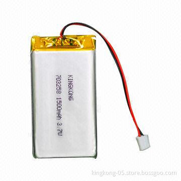 3.7V Li-polymer Rechargeable Battery